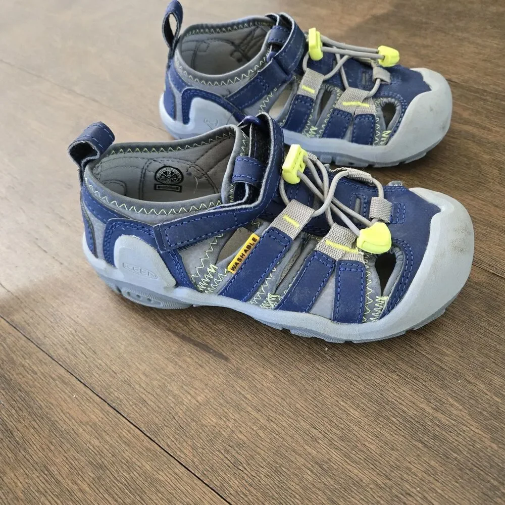 Keen Newport H2 Toddler Size 12 Sandals Shoes Slingback Casual Blue Hiking